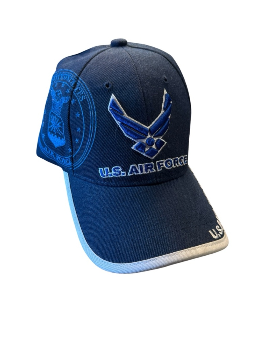 U.S. Air Force Navy Blue Baseball Cap with Adjustable Back NWT
